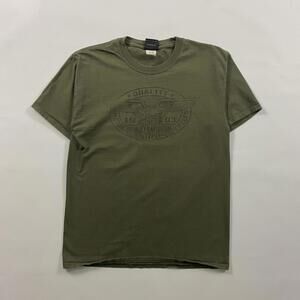 Harley Davidson Green Biker Tee